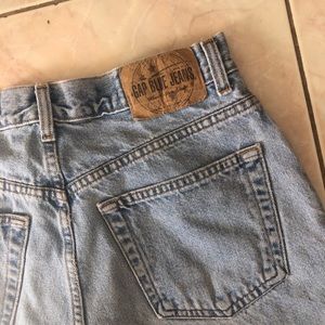 Gap blue jeans high waisted shorts vintage denim